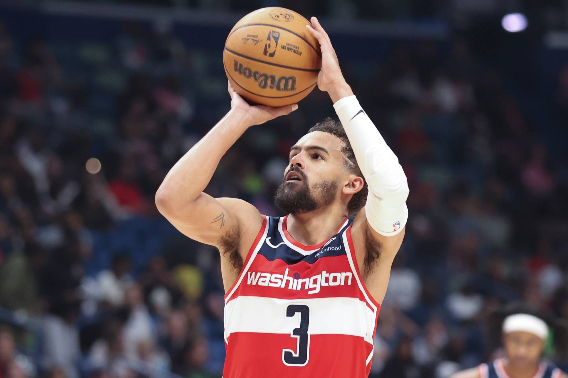 Washington Wizards guard Trae Young (3)